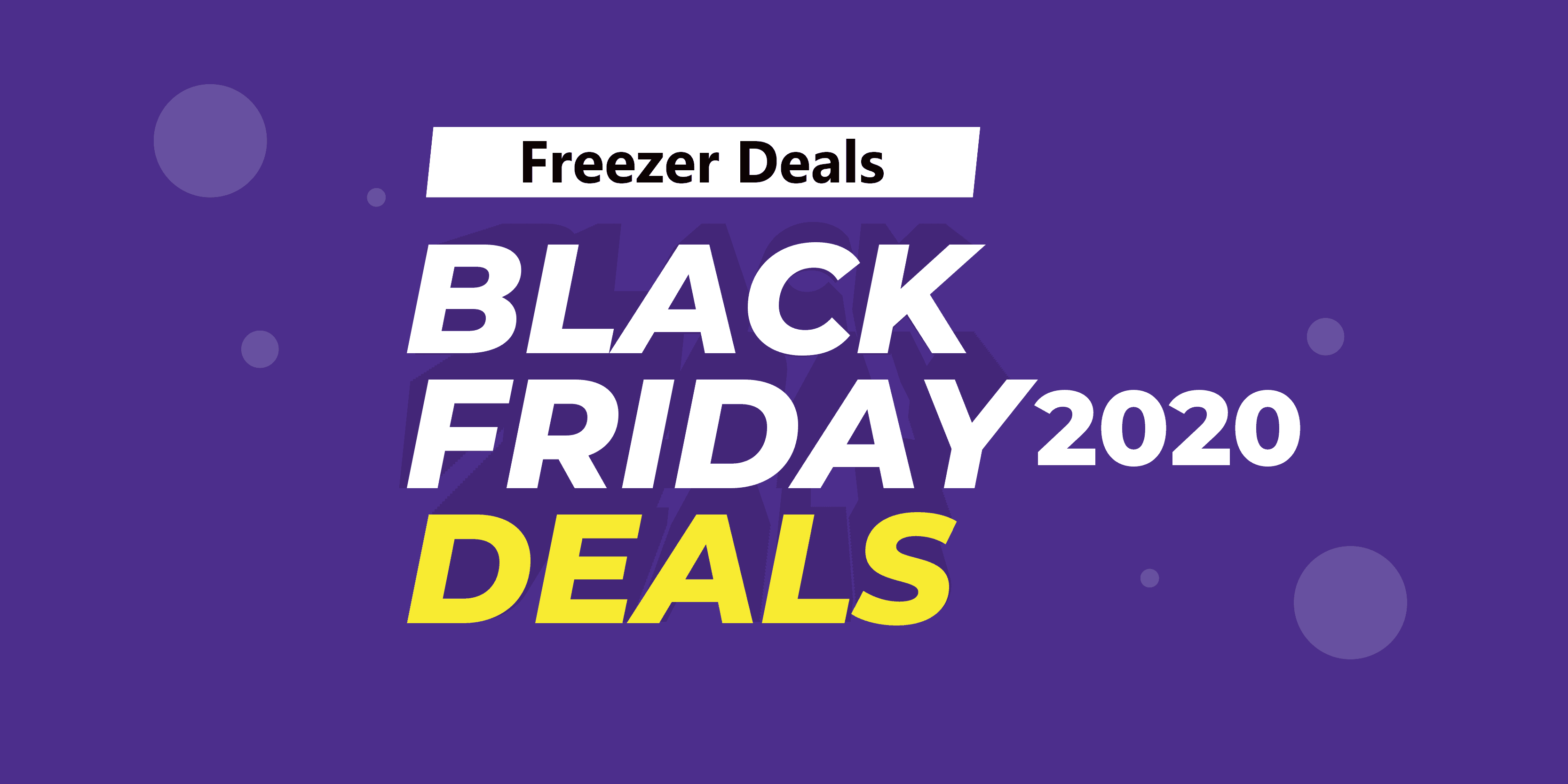 Freezer Black Friday Deals (2020) On Amazon