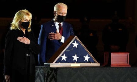 Biden Pays Respect To Fallen Capital Officer Brian Sicknick