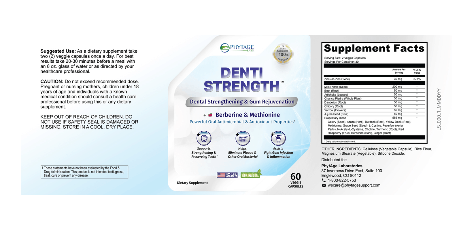 Denti Strength Dosage