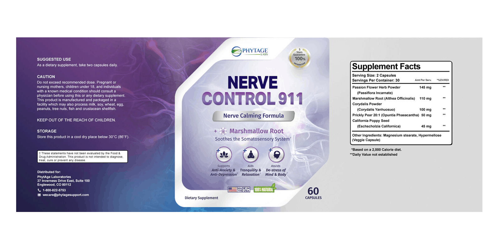 Nerve Control 911 dosage