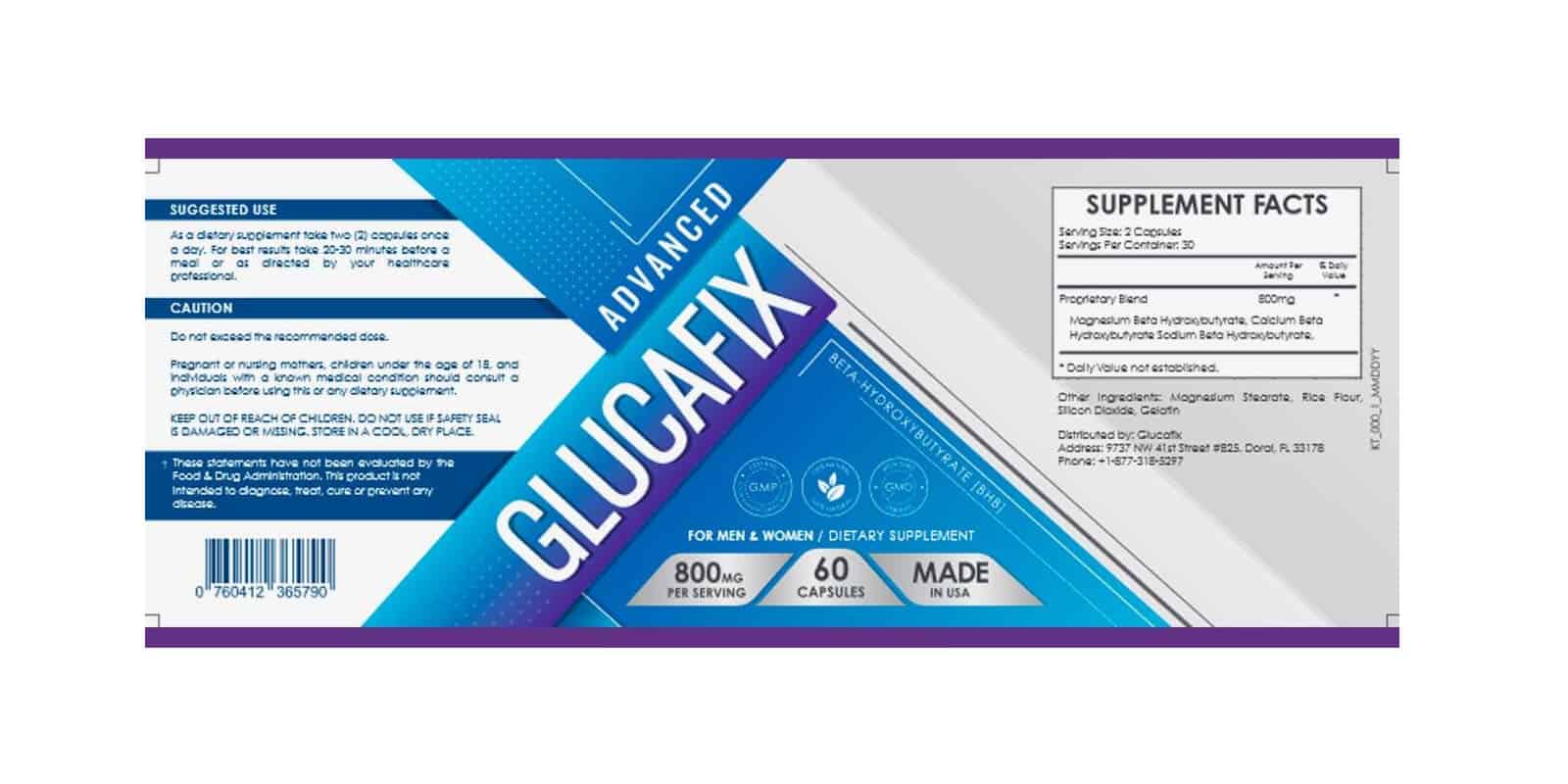 Glucafix Dosage
