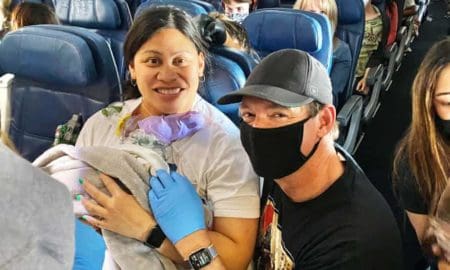 Lucky Mom Gets A Doctor And Nurse On Board During Her Labor