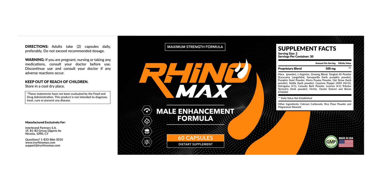 Rhino Supplement Dosage