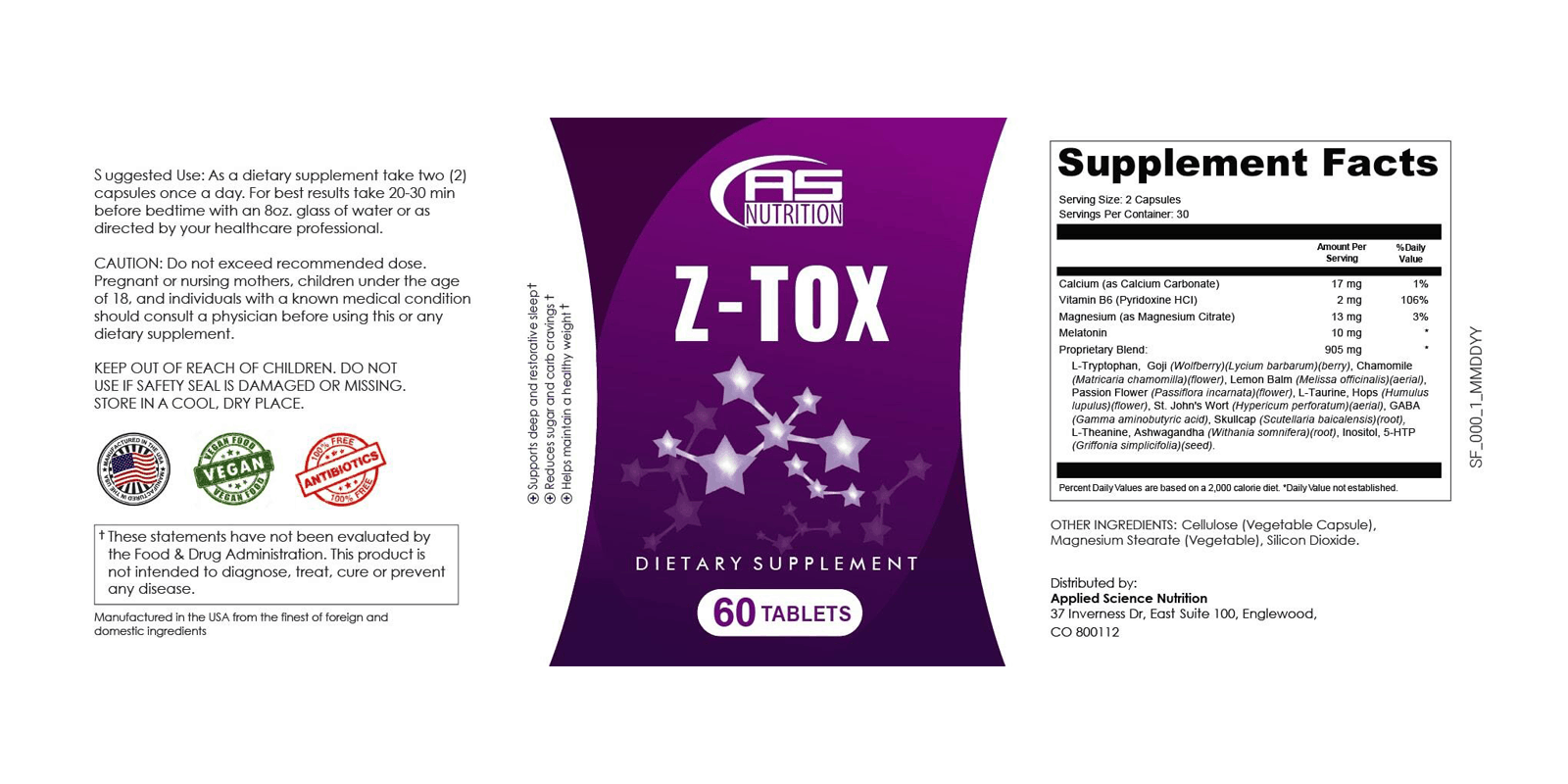 Z-Tox dosage