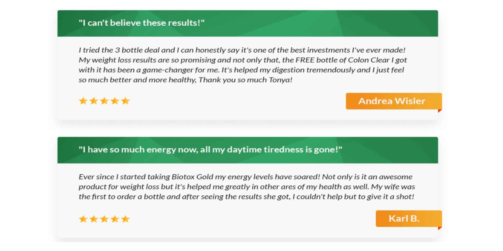 Biotox Gold Customer Reviews