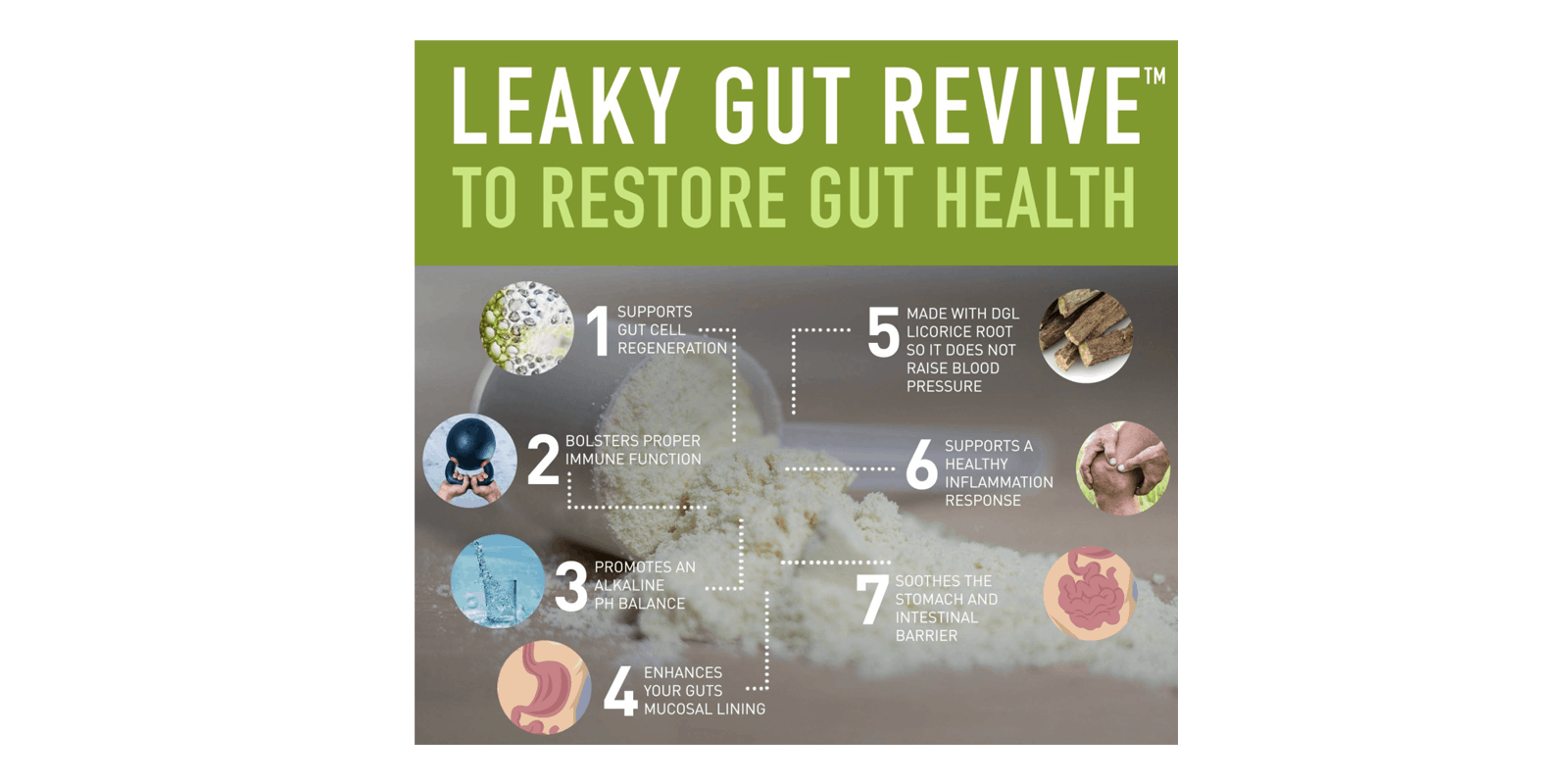 Dr. Amy Myers Leaky Gut Revive Working Steps