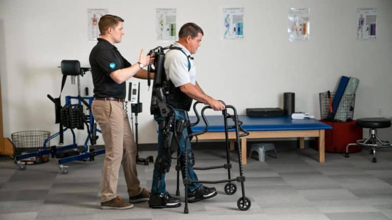 In Those With Spinal Cord Injuries, Exoskeleton-Assisted Walking May Help Bowel Function