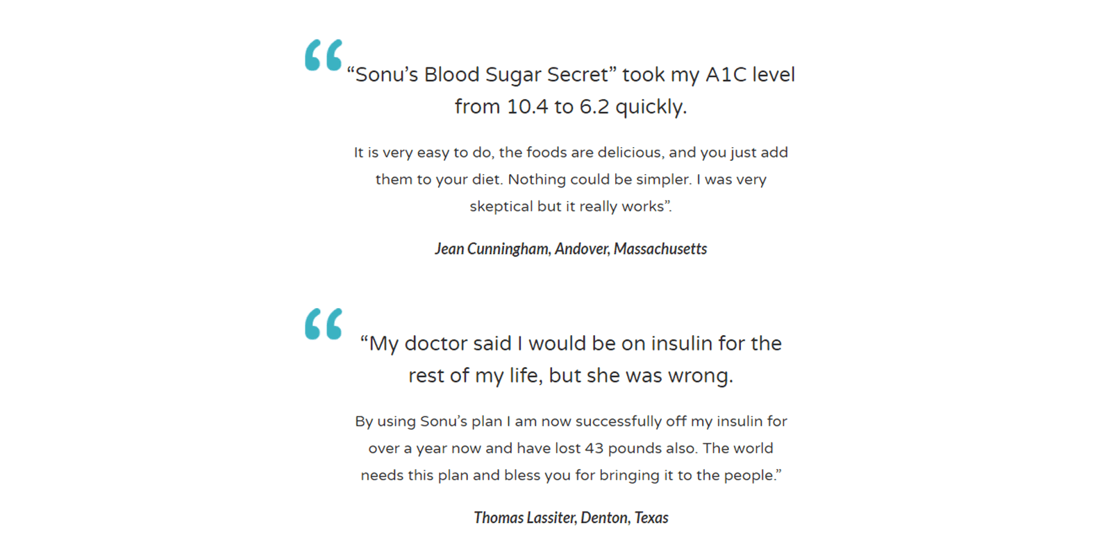 Sonu's Diabetes Secret customer reviews