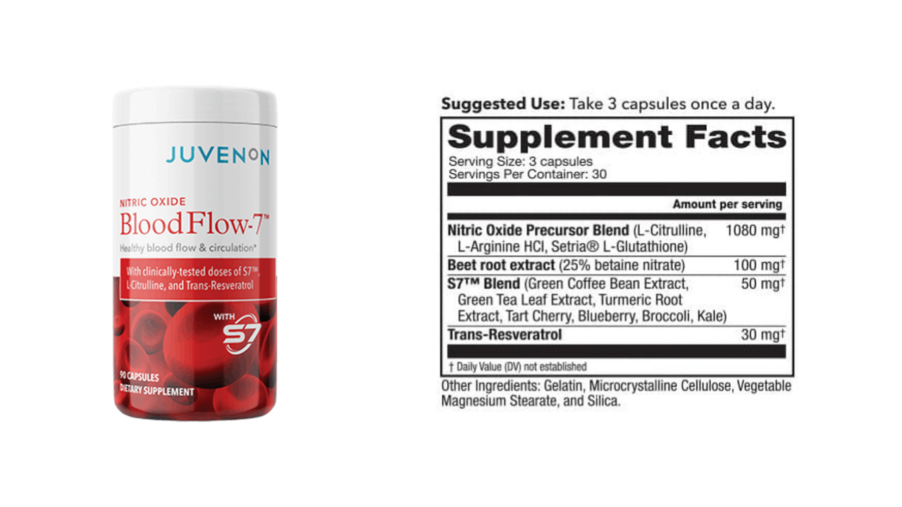 Blood Flow 7 Supplement Dosage