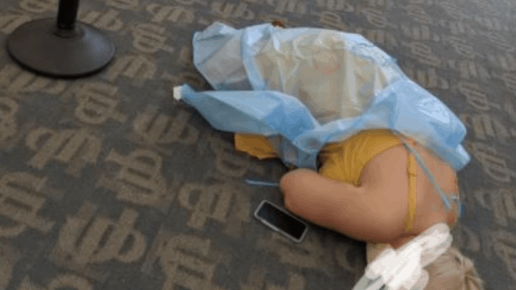 People Lie On The Floor Awaiting Treatment In Florida