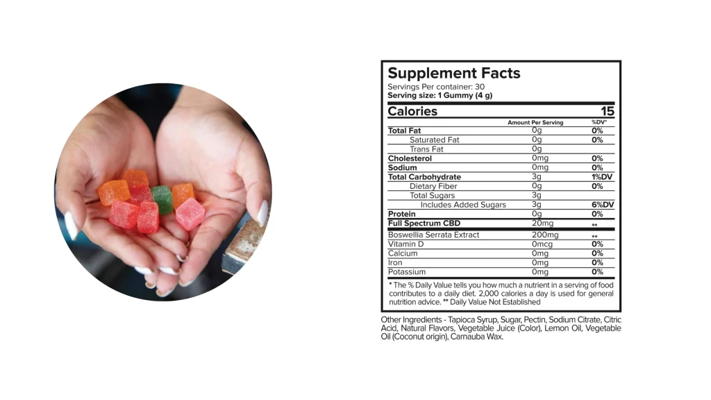 Prosper Wellness JointRestore Supplement ingredients facts
