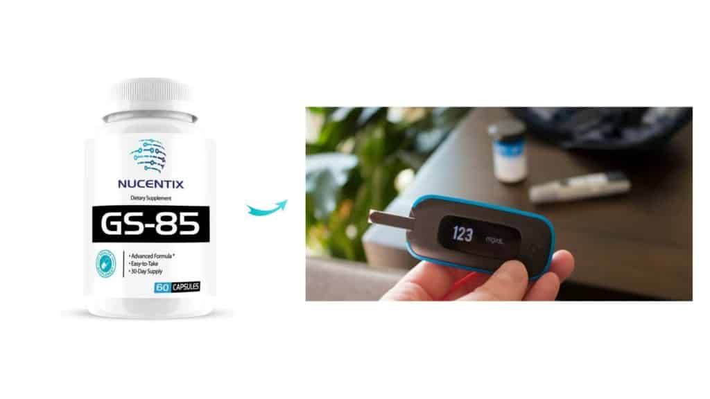 Maintaining  Blood sugar is the key Benefits of  Nucentix GS-85 