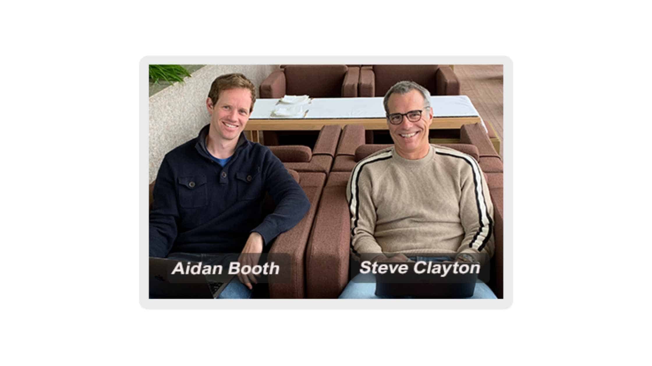 Steven Clayton and Aidan Booth 