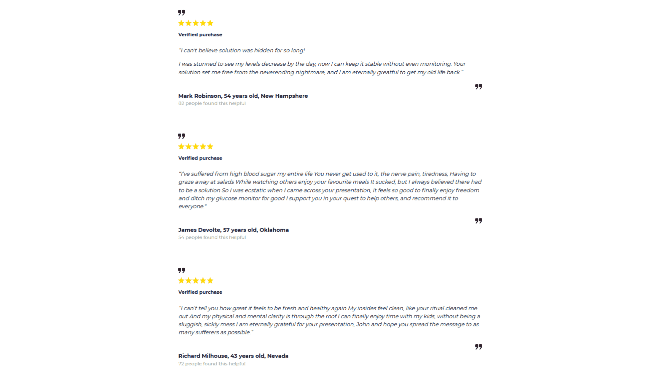 Glucofreeze Customer reviews