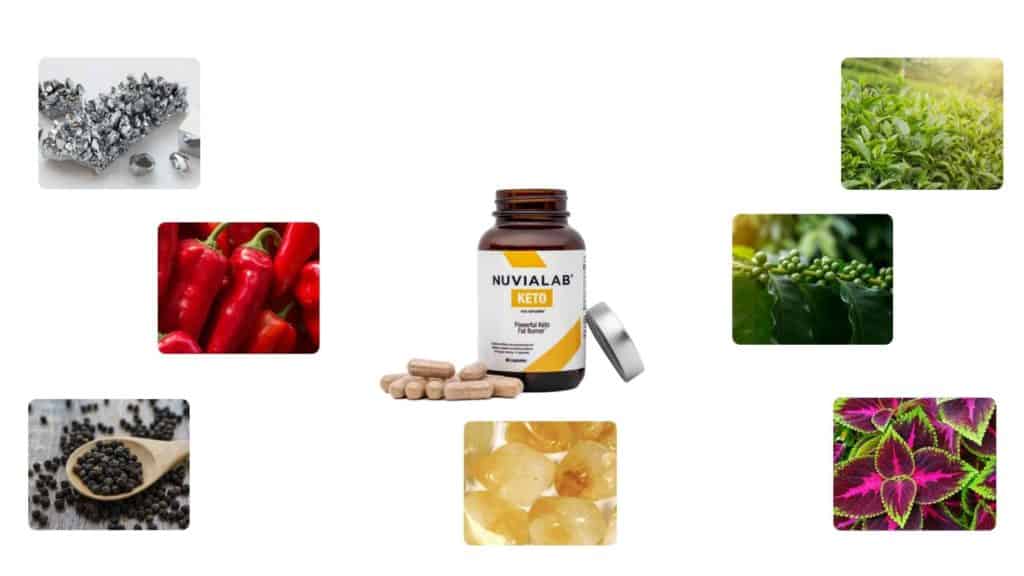 NuviaLab Keto pill ingredients are complete natural