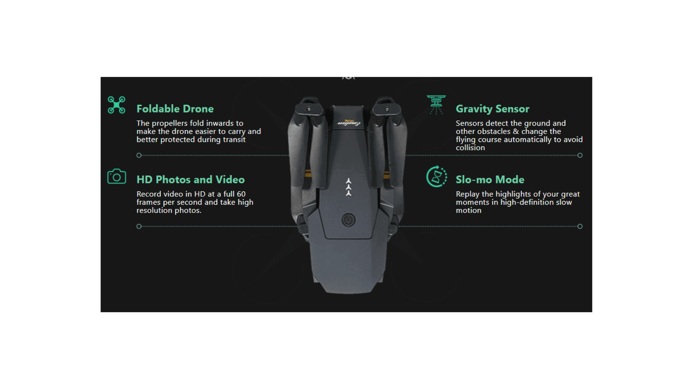 QuadAir Drone Features