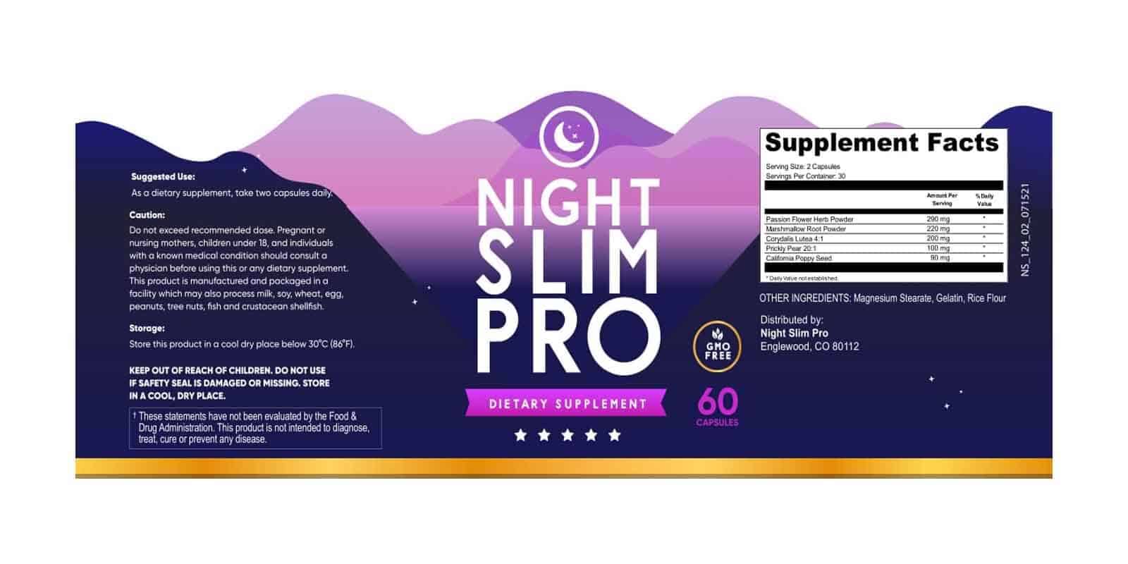 Night Slim Pro Dosage