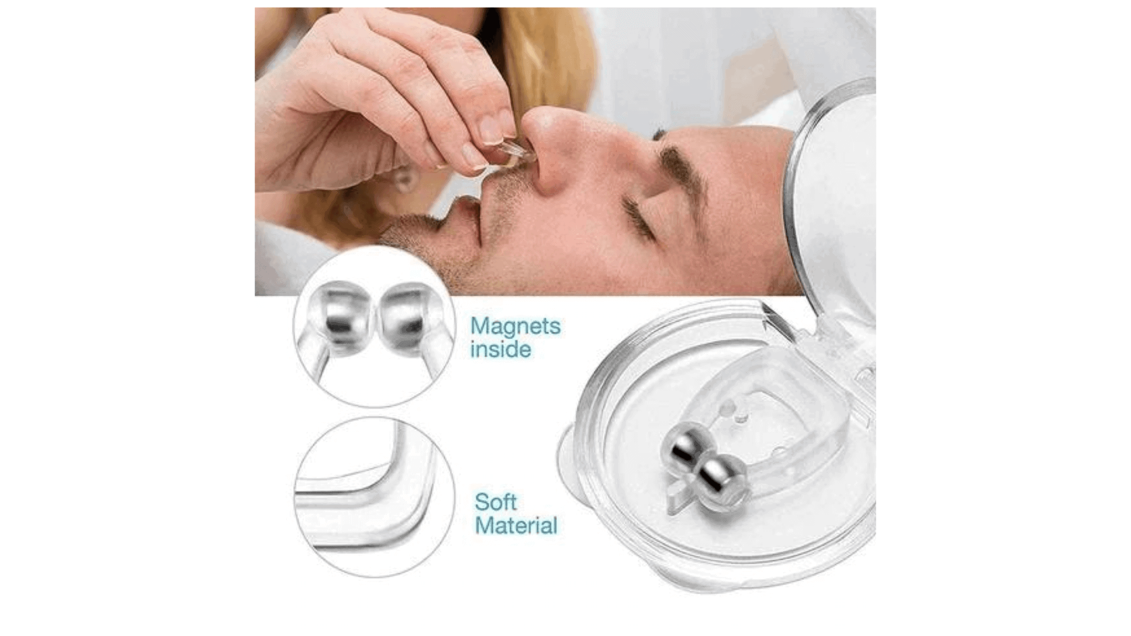 Features of Snoral anti-snoring ring