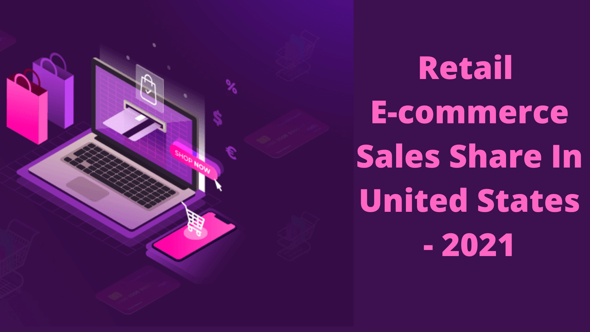 Retail E-commerce Sales Share In United States (1)