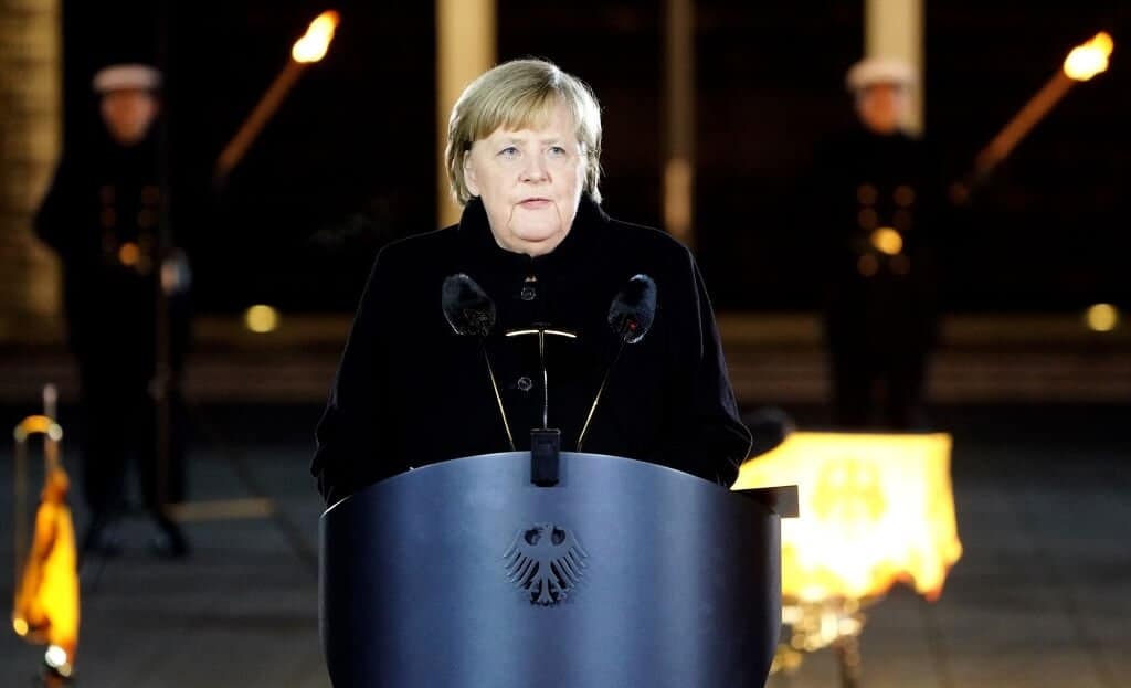 The German Chancellor Angela Merkel`s Last Message
