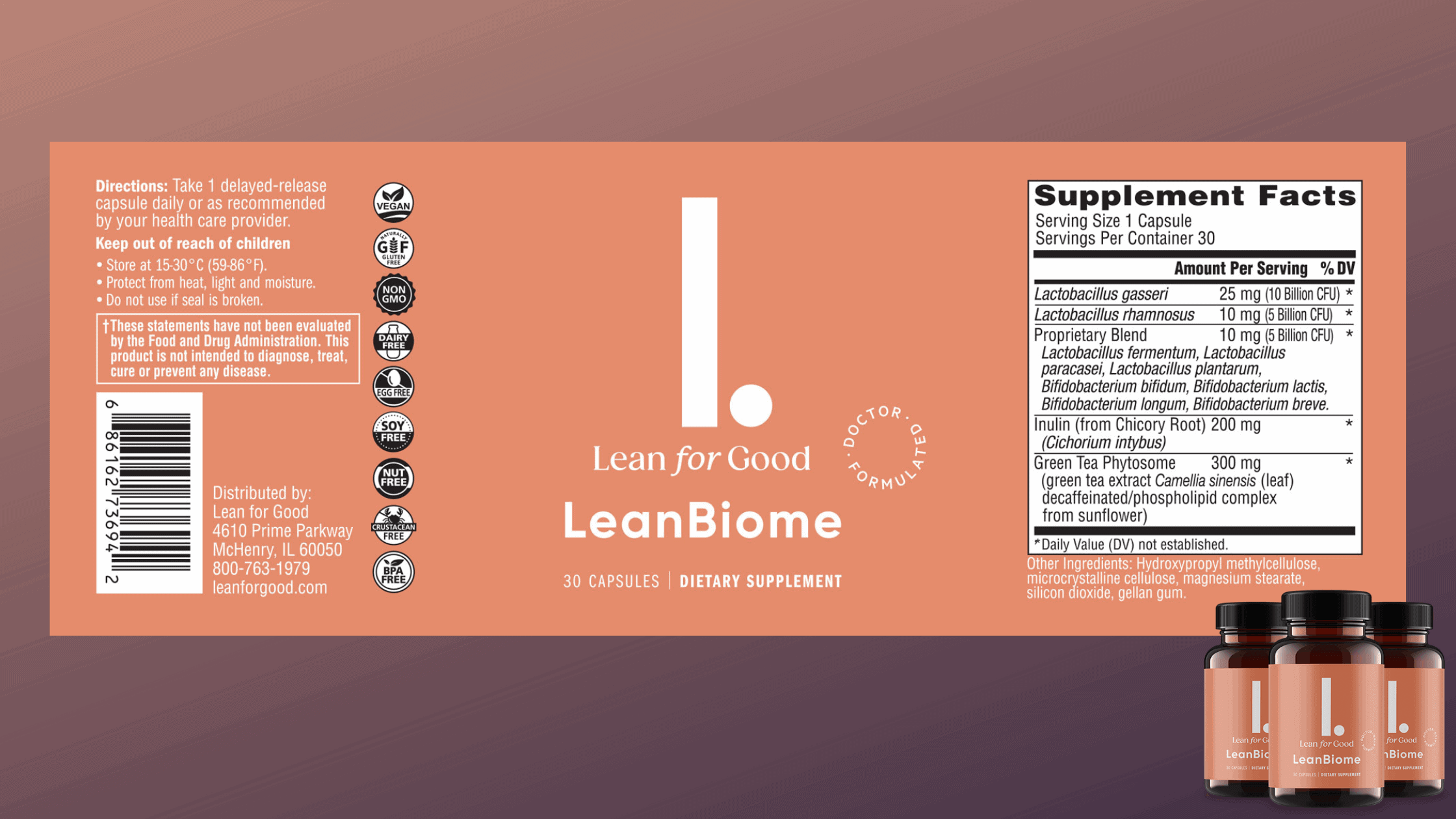 LeanBiome Dosage