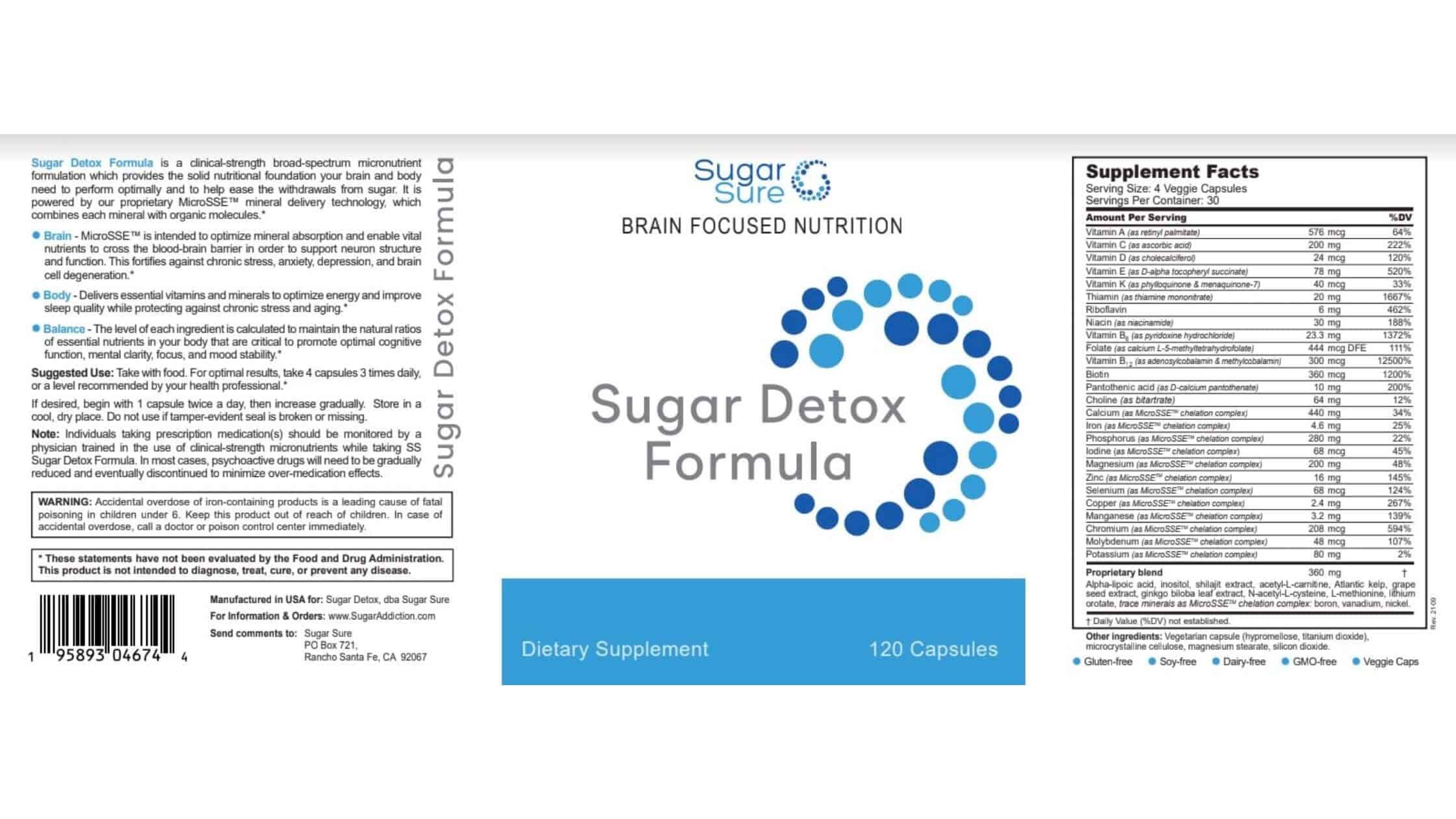 Sugar Detox Formula Dosage