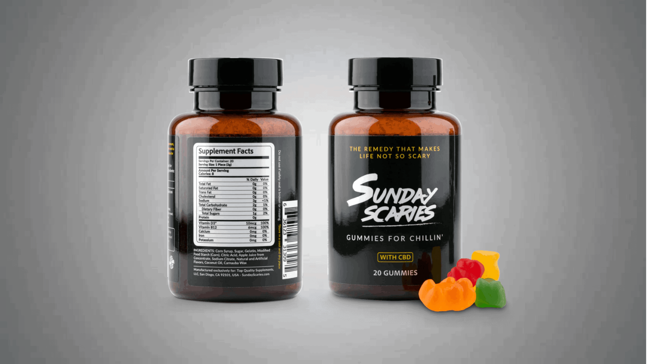 Sunday Scaries CBD Gummies Dosage