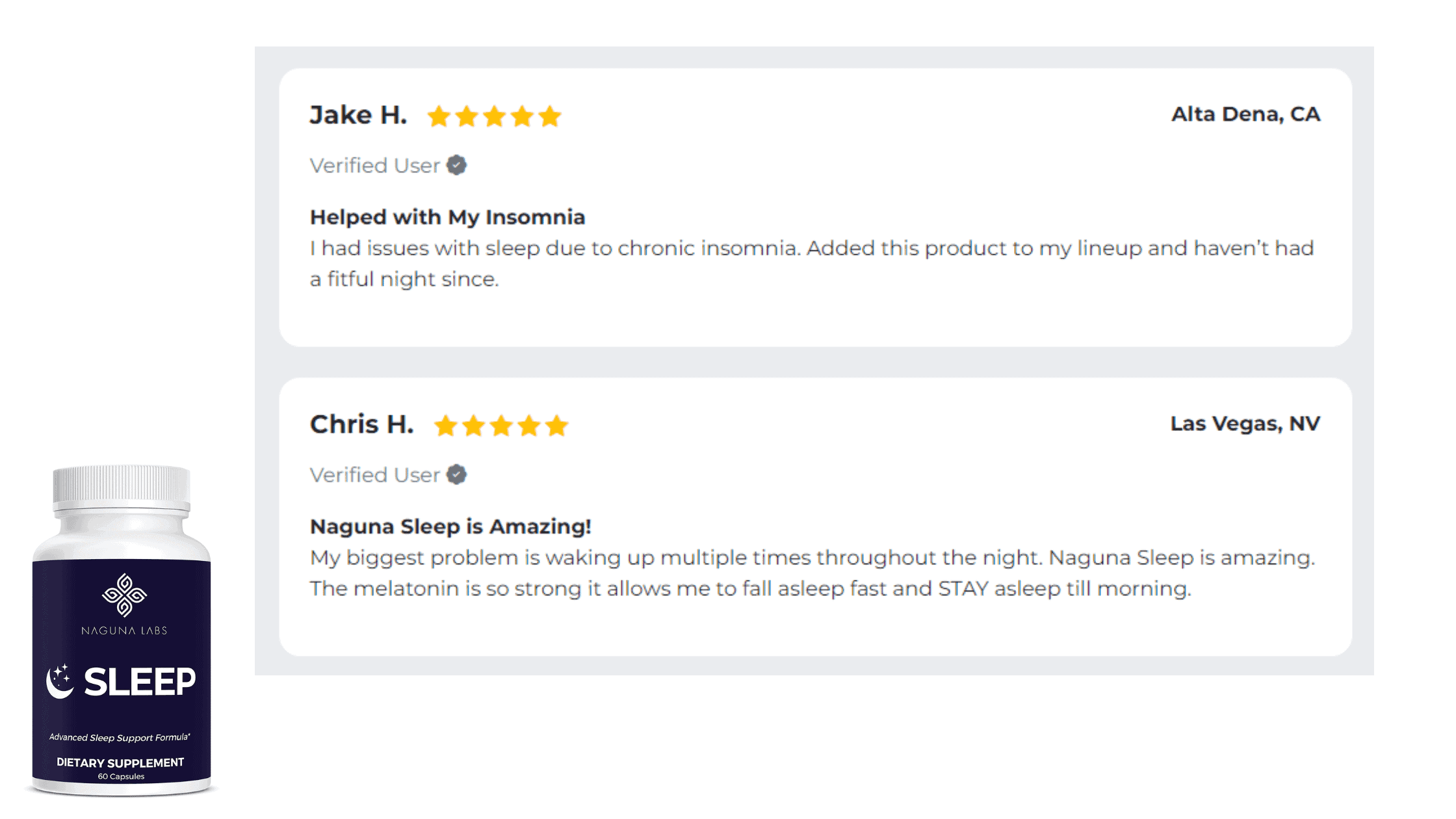 Naguna Sleep Customer Reviews