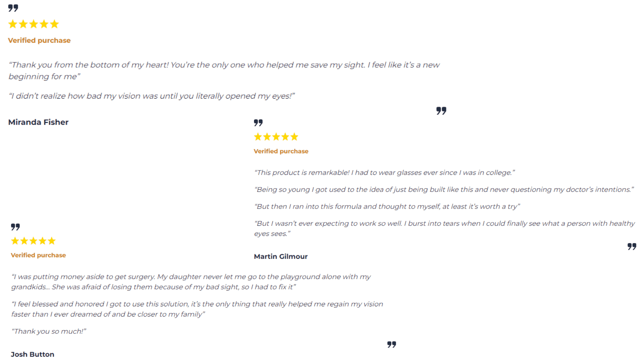 VisiPrime Customer Reviews