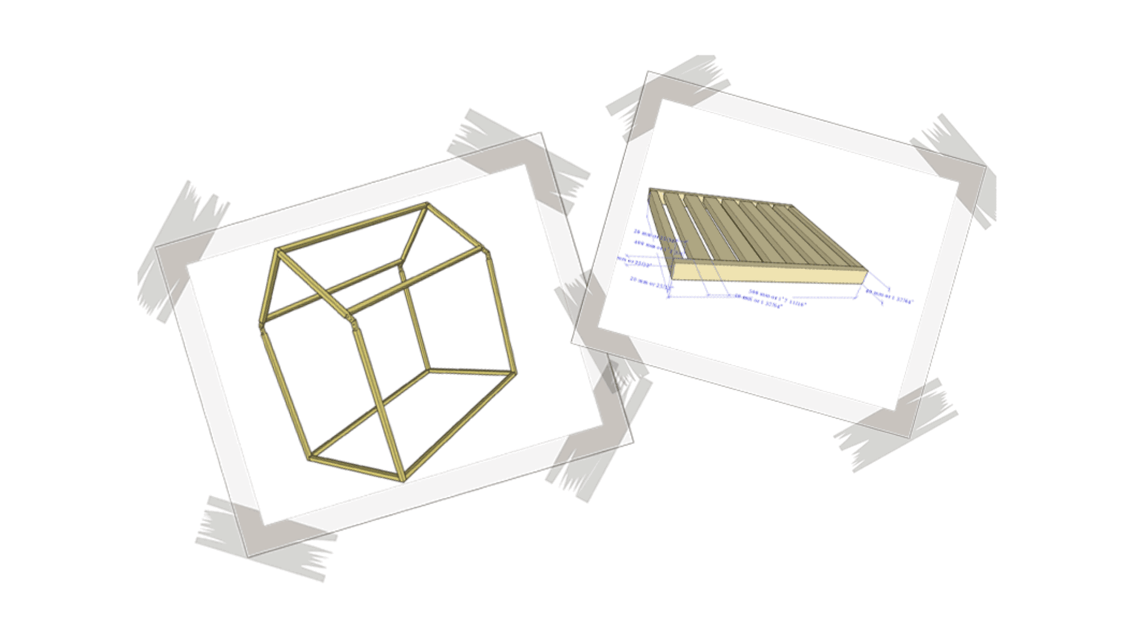 Woodwork 101 3D And 2D Detailed Schematics