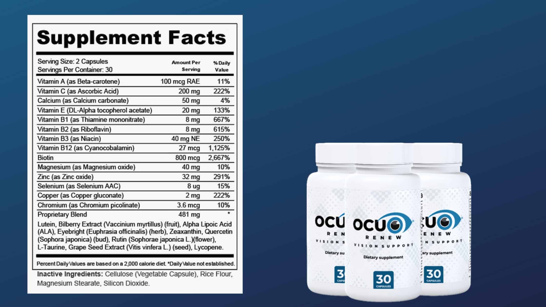 OcuRenew Dosage & Usage