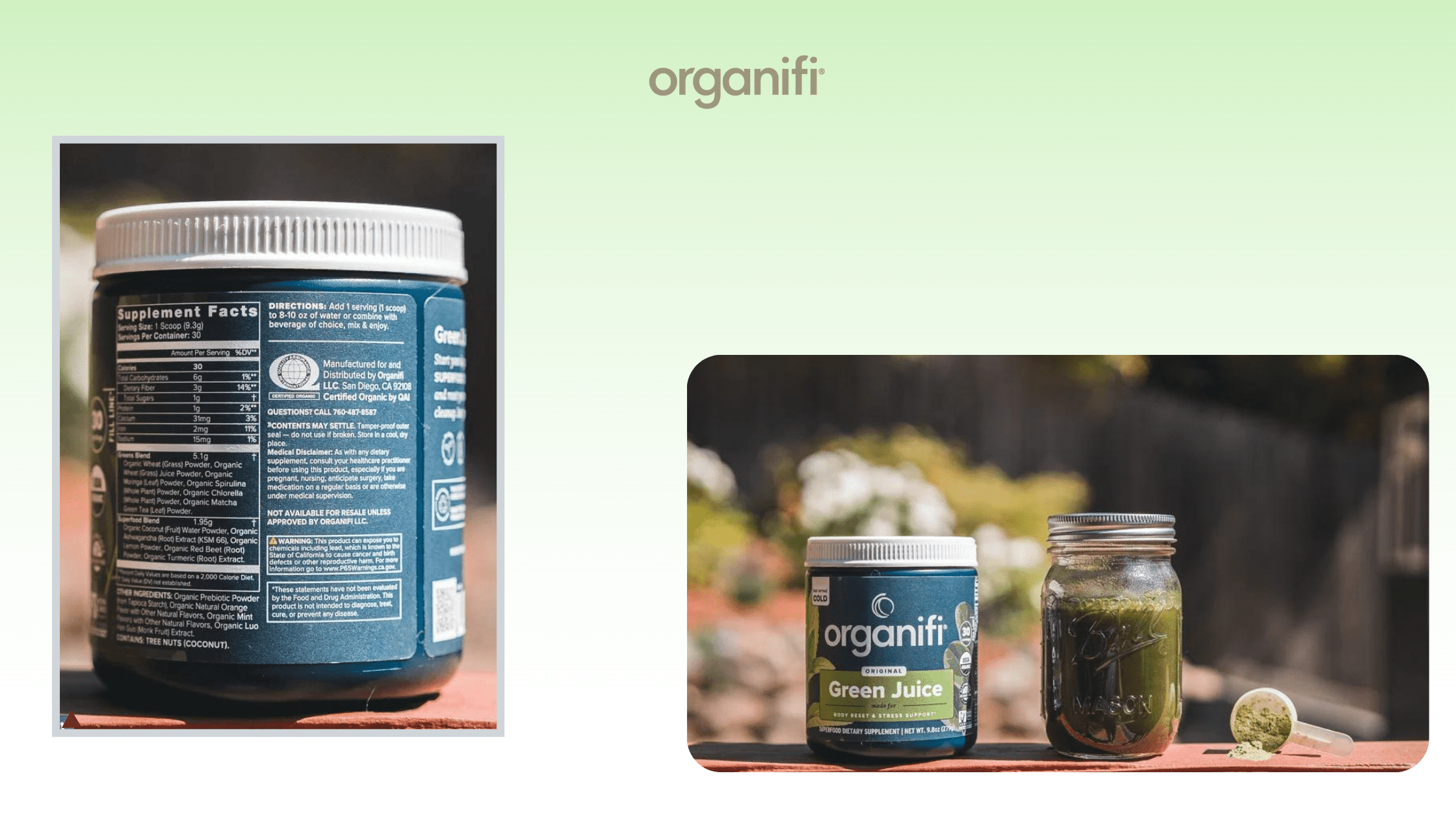 Organifi Green Juice Supplement