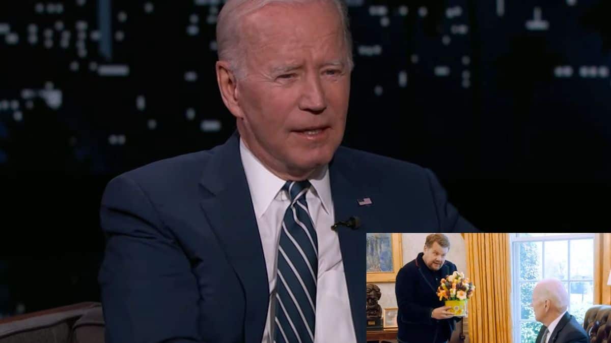 A Visit By James Corden To Joe Biden At The White House