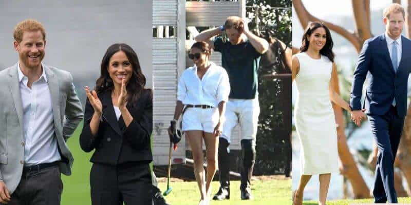 Meghan Markle Appeared In White Shorts  Prince Harry's Polo Game