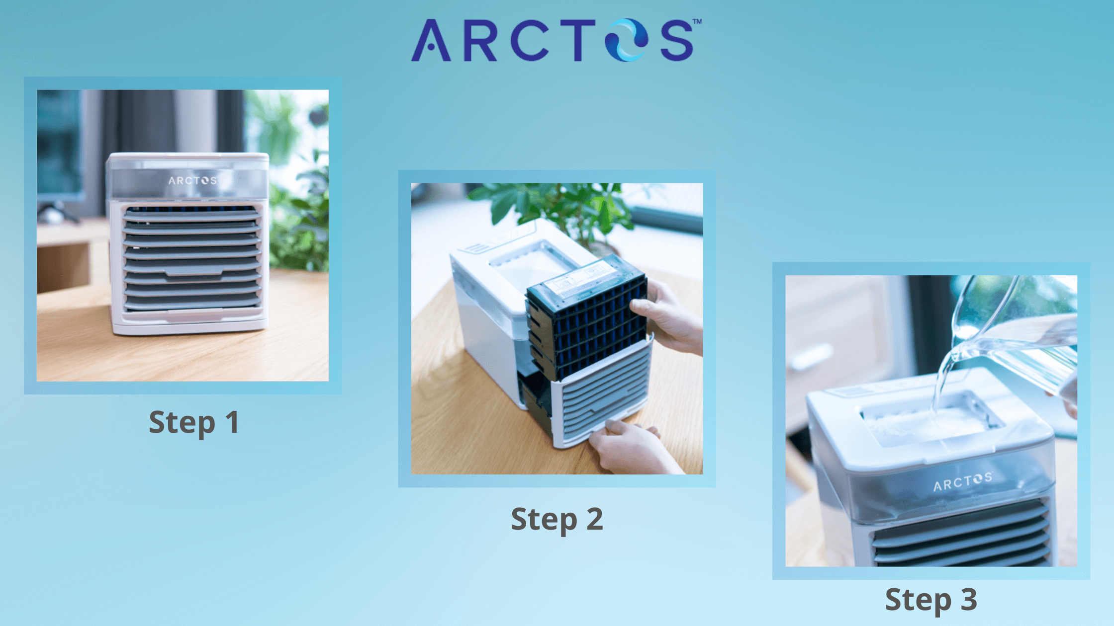 Arctos Portable AC Steps To Use