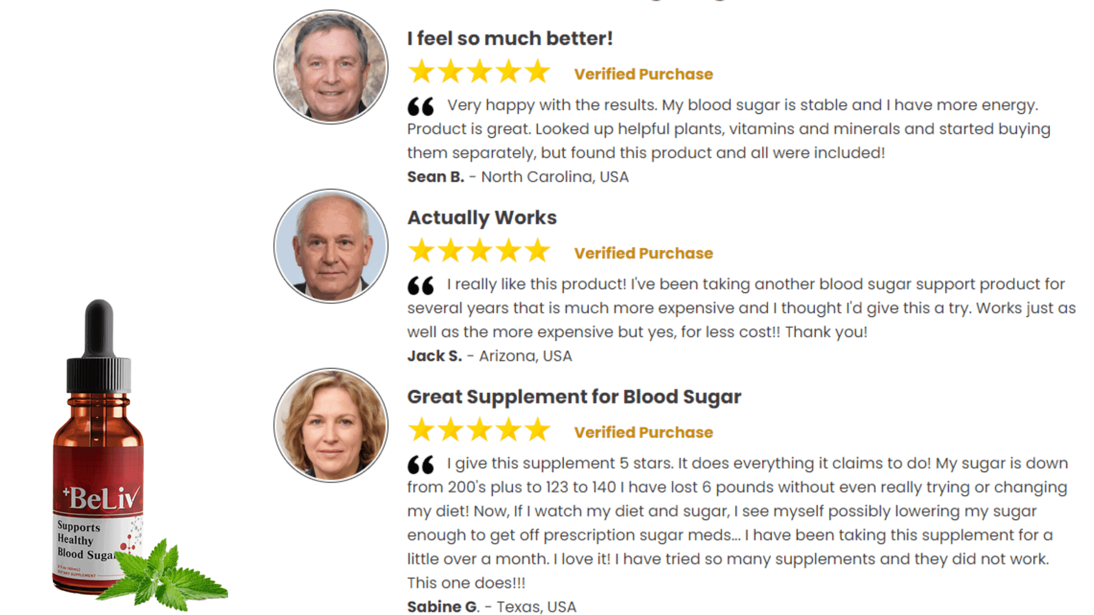 Beliv Blood Sugar Customer Reviews