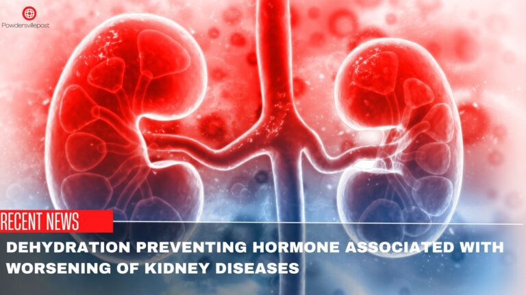 Dehydration Preventing Hormone Is Associated With Worsening Of Kidney Diseases
