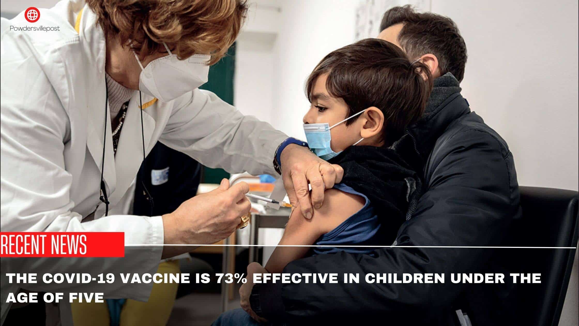 The COVID-19 Vaccine Is 73% Effective In Children Under The Age Of Five