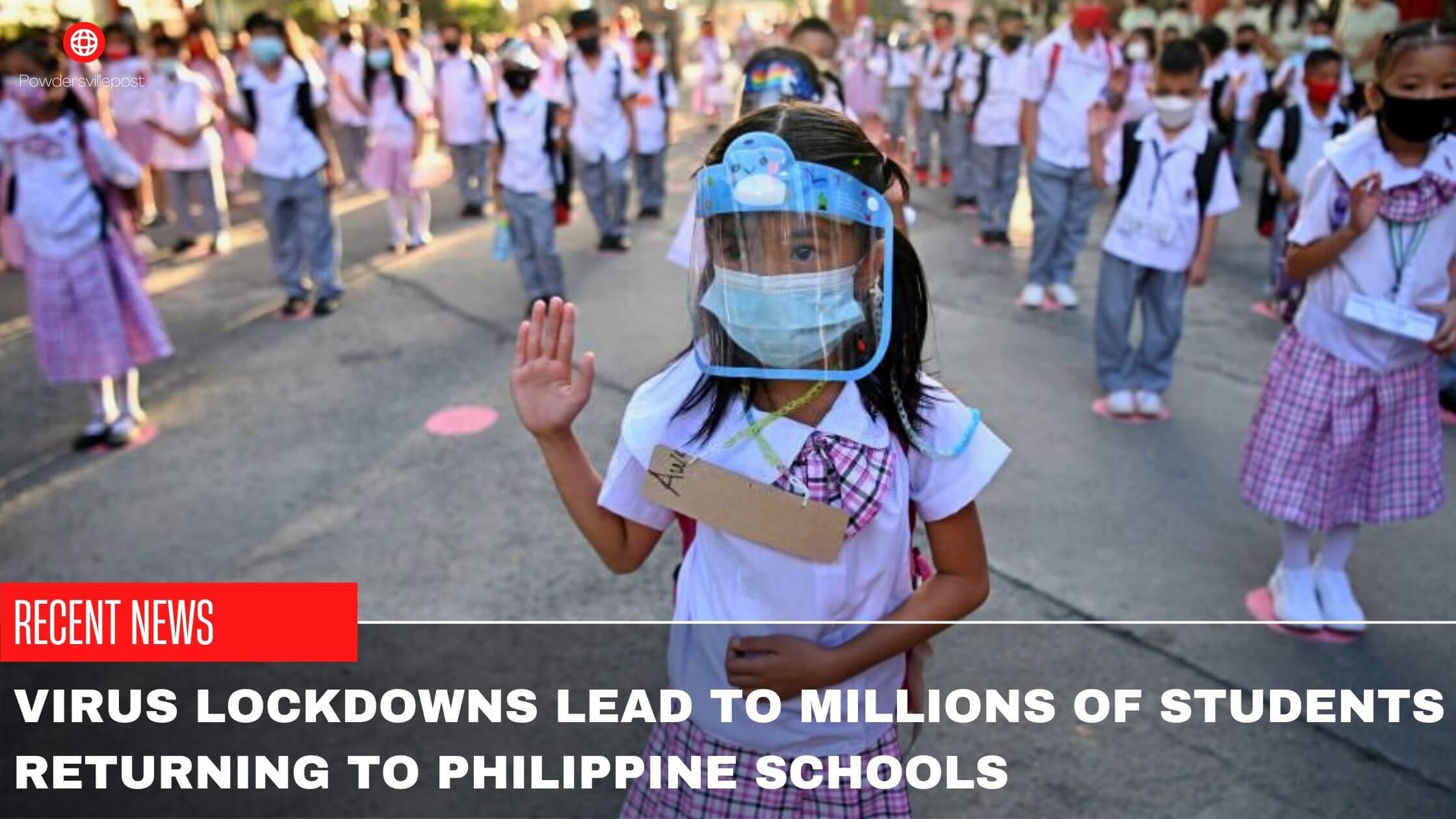 Virus Lockdowns Lead To Millions Of Students Returning To Philippine Schools