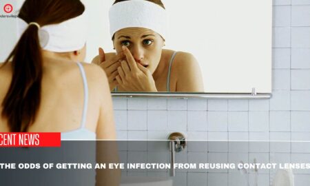 The Odds Of Getting An Eye Infection From Reusing Contact Lenses