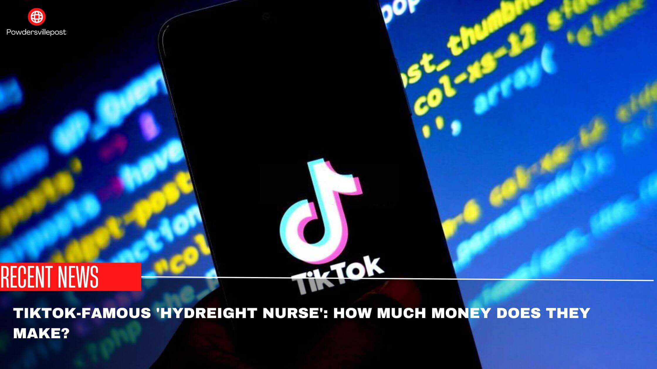 Tiktok-Famous 'Hydreight Nurse' How Much Money Does They Make
