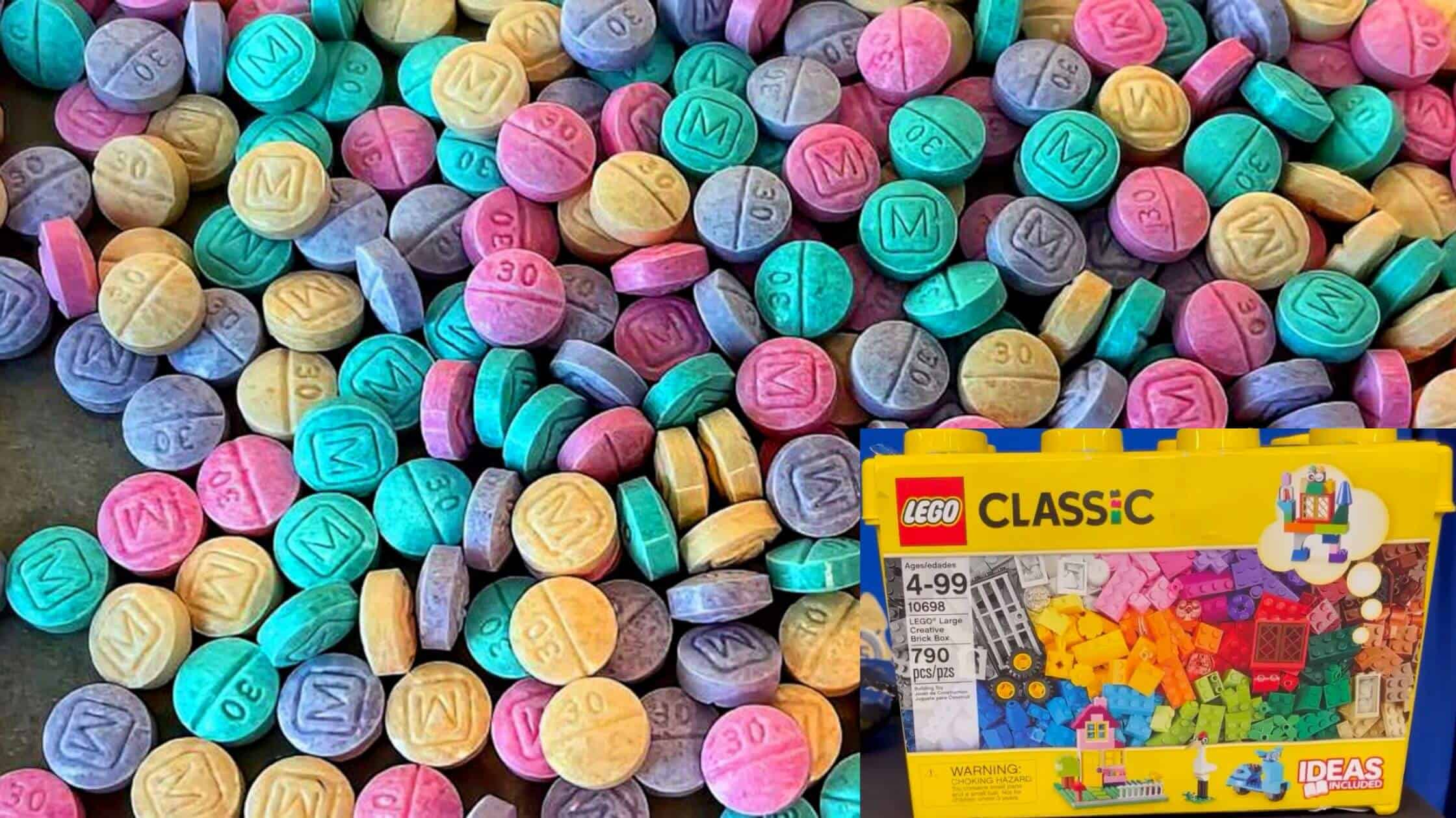 New York Officials Discover Rainbow Fentanyl Tablets In A Lego Box