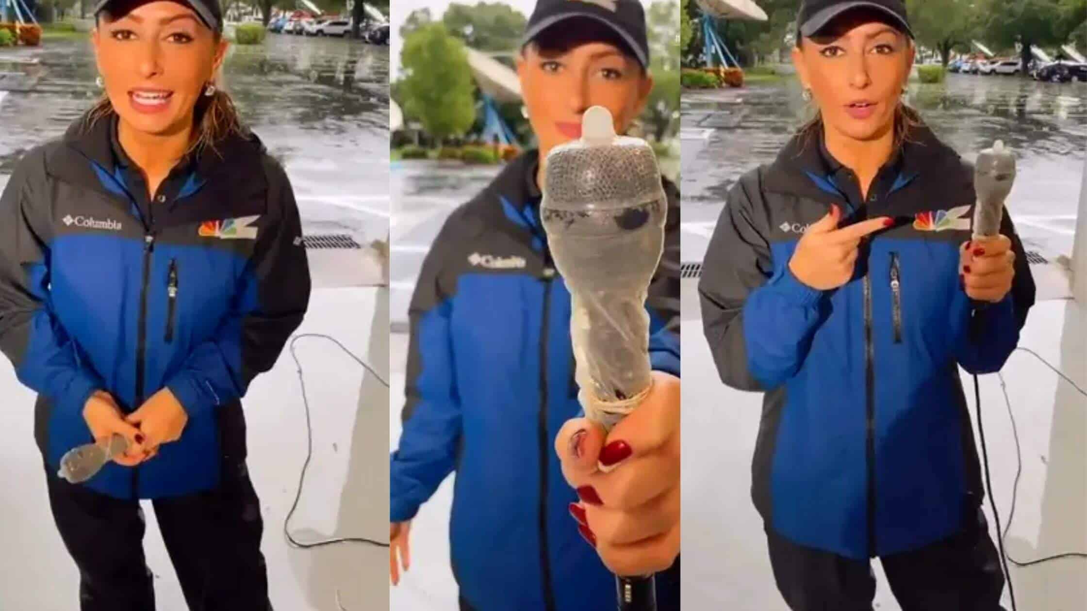 A Condom On The Mic During Hurricane Ian Coverage: The Florida Reporter Justifies