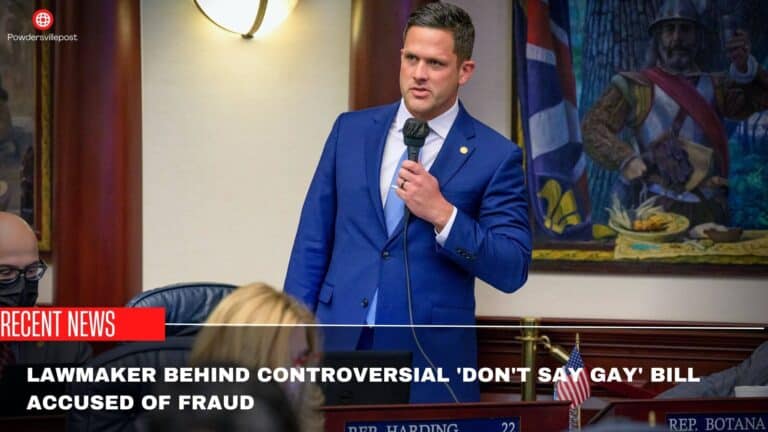 Lawmaker Behind Controversial ‘Don’t Say Gay Bill Accused of Fraud
