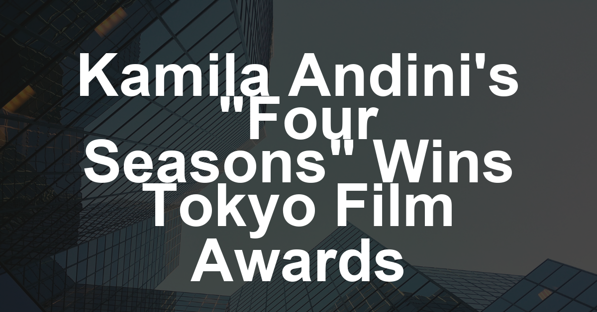 Kamila Andini’s ‘Four Seasons in Java’ Wins Big at Inaugural Tokyo Gap-Financing Market Awards
