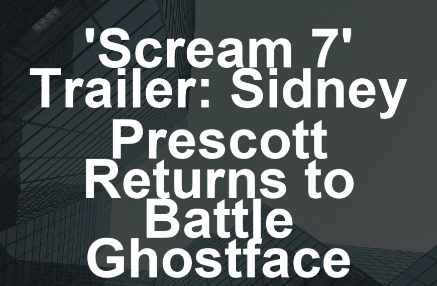 ‘Scream 7’ Trailer: Sidney Prescott Returns to Battle Ghostface