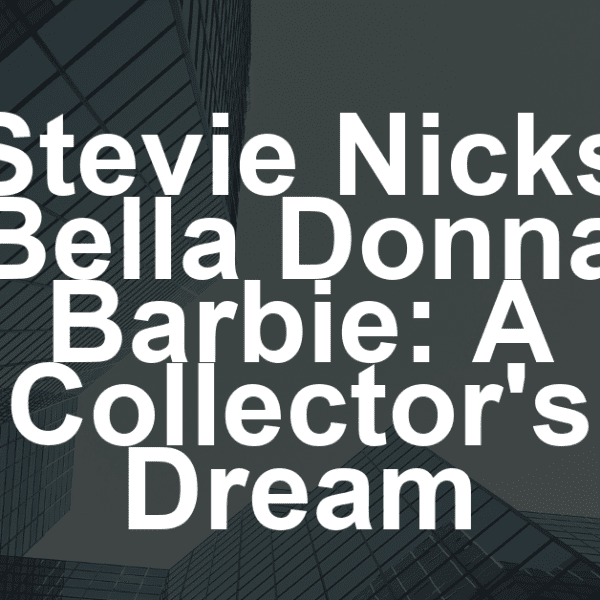 This Stevie Nicks Barbie Pays Homage to Singer’s Debut Solo Album ‘Bella Donna’